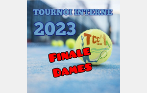 TOURNOI INTERNE 2023 🎾