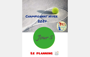 🎾 CHAMPIONNAT HIVER 2024 ❄️