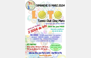 LOTO Tennis Club Cinq Mars La Pile 