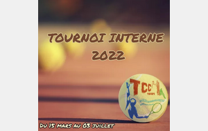 TOURNOI INTERNE TCC 2022